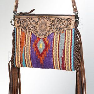 American Darling 9x10" Fringe Cross Body ADBG236R